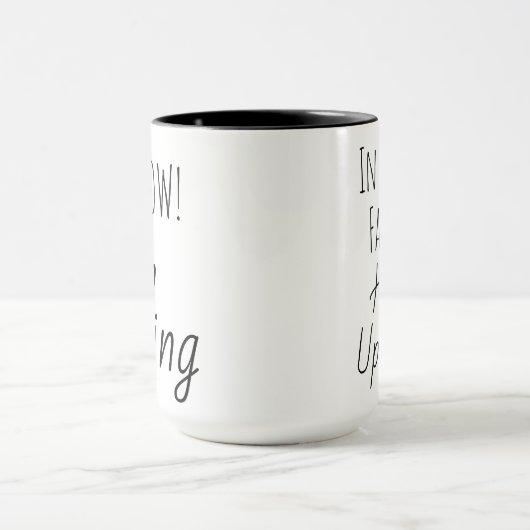 En Coque de Mug de l'écrivain (Centre)