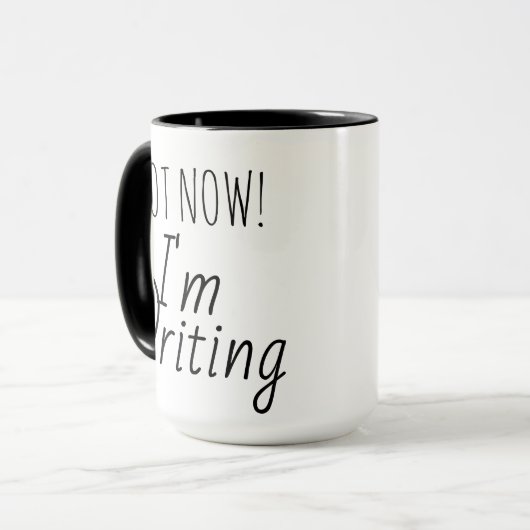 En Coque de Mug de l'écrivain (Devant gauche)