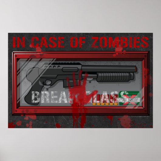 En Coque De Zombies Poster De Joueur - Armes À Feu (Devant)