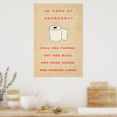 EN COQUE D'URGENCE | POSTER (Cuisine)