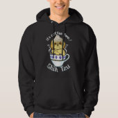 En Cute Dog en Coffee Love Shih Tzu Hondenras Hoodie (Voorkant)