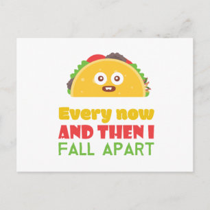 En dan Herfst ik elke dinsdag uit Funny Taco Briefkaart