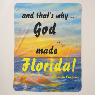 EN DAT IS WAAROM GOD FLORIDA OCEAAN HEEFT GEMAAKT SHERPA DEKEN