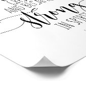 En de Kind Grew, Luke 1:80 Poster (Hoek)