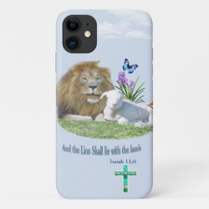 En de Leeuw zal bij het Lam liggen iPhone 11 Hoesje