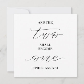 en de twee worden één