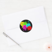 EN DE VERSPLATTER VAN DE VERZAMELING RONDE STICKER (Envelop)