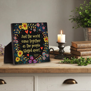 En de wereld kwam samen, Inspirivity Fotoplaat