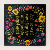 En de wereld kwam samen, Inspirivity Legpuzzel (Horizontaal)