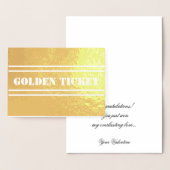 En de winnaar is, Gouden Ticket Folie Kaarten (Display)