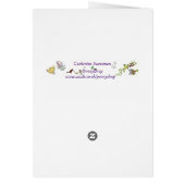 En Dieu Noël Bible chrétienne Citation Mot Art (Dos)