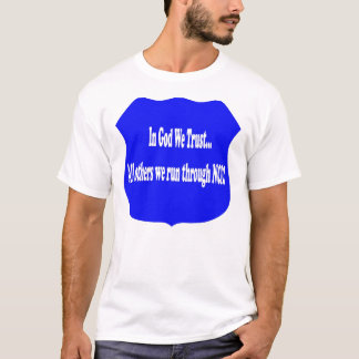 En Dieu nous faisons confiance aux T-shirts