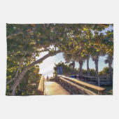 En direction de la plage Serviettes de cuisine (Horizontal)