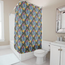  en donker Floral medium