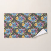  en donkere Floral Bad Handdoek (Handdoek)