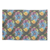  en donkere Floral Kussensloop (Achterkant-Links)