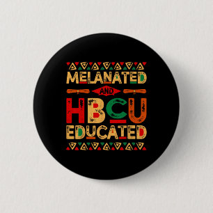 En door HBCU opgeleide Africa Pride Black History  Ronde Button 5,7 Cm
