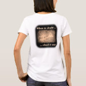 En doute - T-shirt femme (Dos)