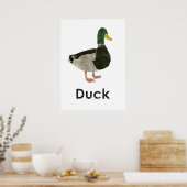 En - Duck Poster (Keuken)