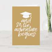 En dus begint het avontuur - Afstuderen Kaart (Voorkant)
