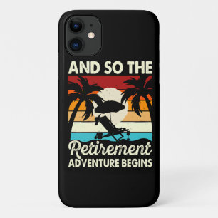 En dus begint het pensioenavontuur iPhone 11 hoesje