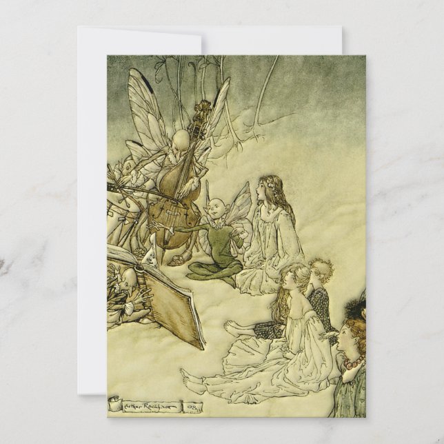 En een Fairy Song - Arthur Rackham (Voorkant)