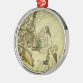 En een Fairy Song - Arthur Rackham Metalen Ornament (Links)