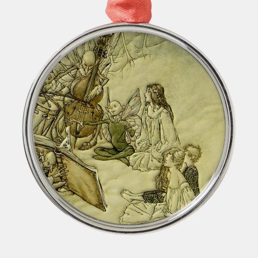 En een Fairy Song - Arthur Rackham Metalen Ornament (Voorkant)