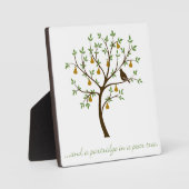 En een partridge in een perenboom fotoplaat (Voorkant)