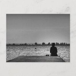 En el muelle briefkaart