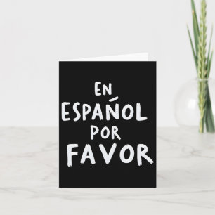 En Espanol Por Favoriet Spaanse leraar 1 Kaart