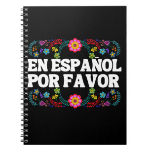 En Español Por Favoriet ,Spaanse leraar Gift Maest Notitieboek