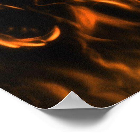 en feu : Poster 38x38 (Coin)