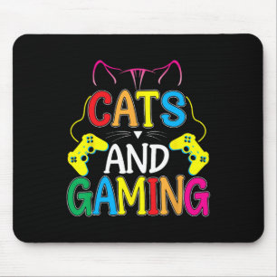 En gamen voor de kattenliefhebber gamer videogame  muismat