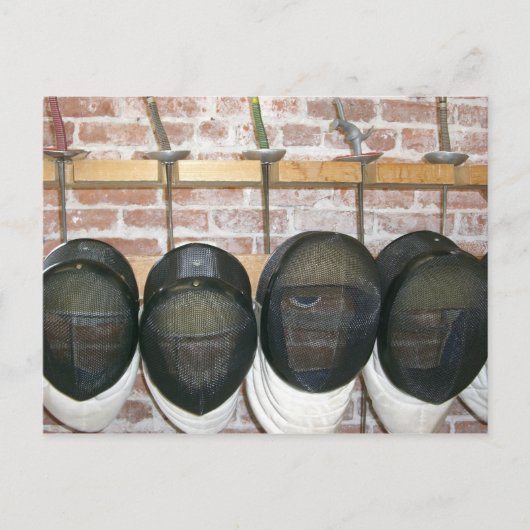 En Garde Briefkaart (Voorkant)