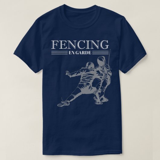 En Garde Fencing T-shirt (Design voorkant)
