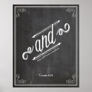 EN Genesis 4:24 verenigd Poster