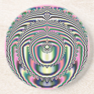 En Grès 10 Dessous de verre fractal