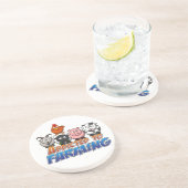 En Grès Addicité au Dessous de verre agricole (Côté)