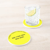 En Grès Ajouter votre propre Dessous de verre d'idées (Côté)