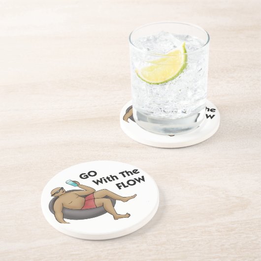 En Grès Aller avec le Dessous de verre de flux (Côté)