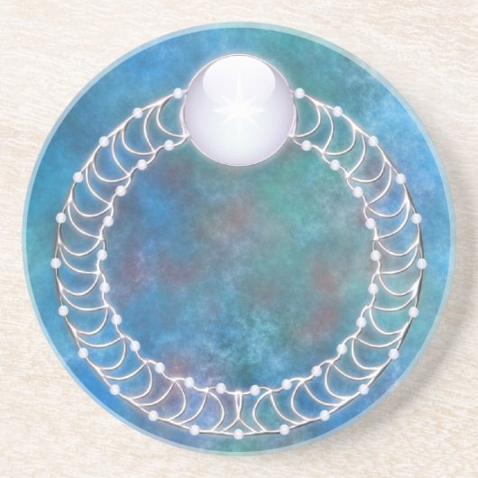 En Grès Anneau de Dessous de verre d'eau (Devant)
