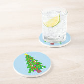 En Grès Arbre de Noël #1 Dessous de verre (Côté)