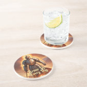 En Grès Armure de Dieu Dessous de verre (Côté)