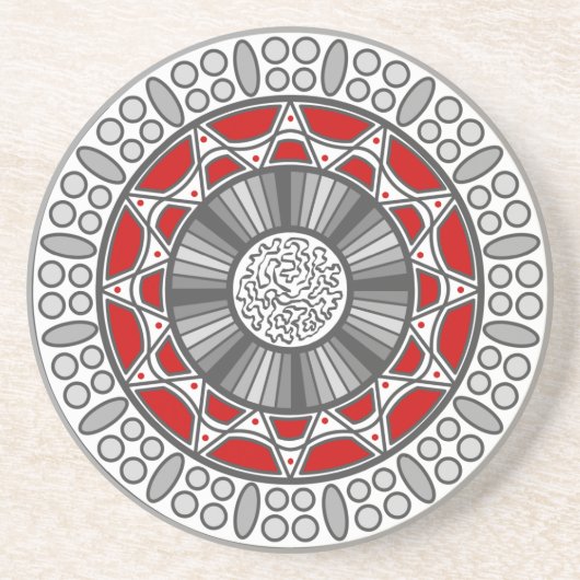 En Grès Aztec rencontre le Dessous de verre Alien (Devant)