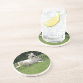 En Grès Beaux dessous de verre Arabes de jument - 2 (Côté)