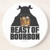 En Grès Bête Du Dessous de verre Bourbon (Devant)