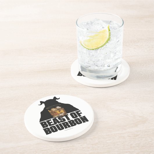 En Grès Bête Du Dessous de verre Bourbon (Côté)