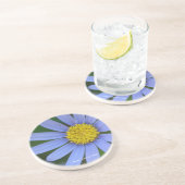 En Grès Blue Daisy - Dessous de verre (Côté)