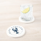 En Grès Blue Lobster Immobilier Maine Dessous de verre de (Côté)